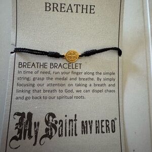 My Saint My Hero Breathe Bracelet